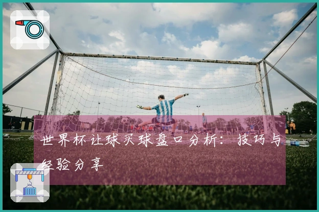 世界杯让球买球盘口分析：技巧与经验分享