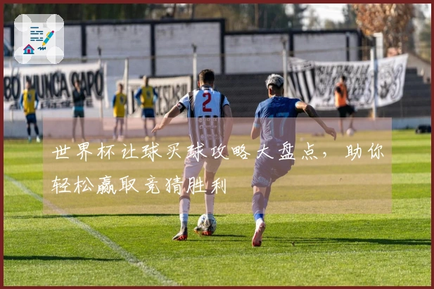 世界杯让球买球攻略大盘点，助你轻松赢取竞猜胜利